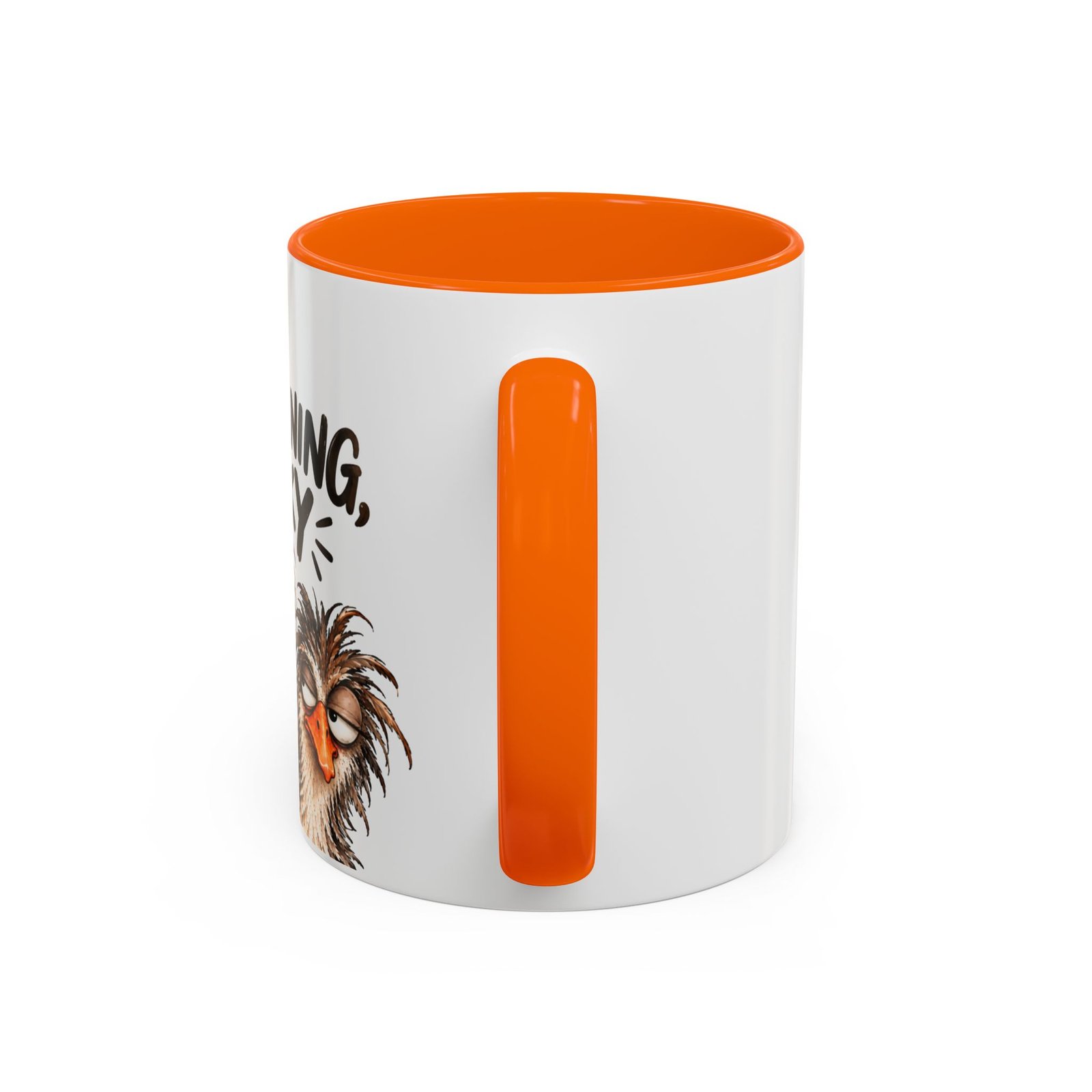 Good Morning Chicky Coffee Mug — Funny Chicken Farmhouse Tea Cup (11/15oz) Rightie Mug - Image 4