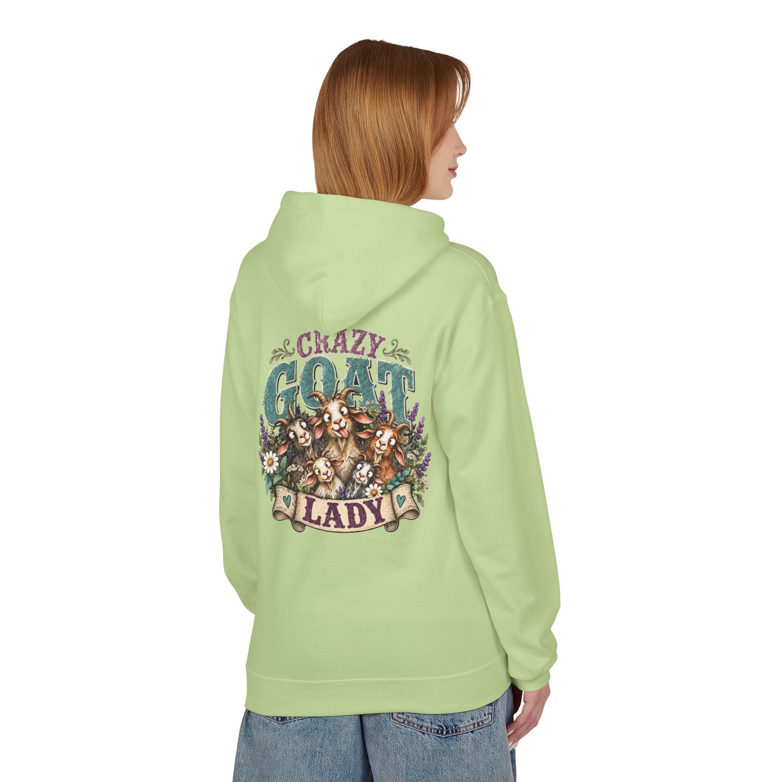 Crazy Goat Lady Hoodie | Funny Goat Lover Homestead Sweatshirt - Image 20