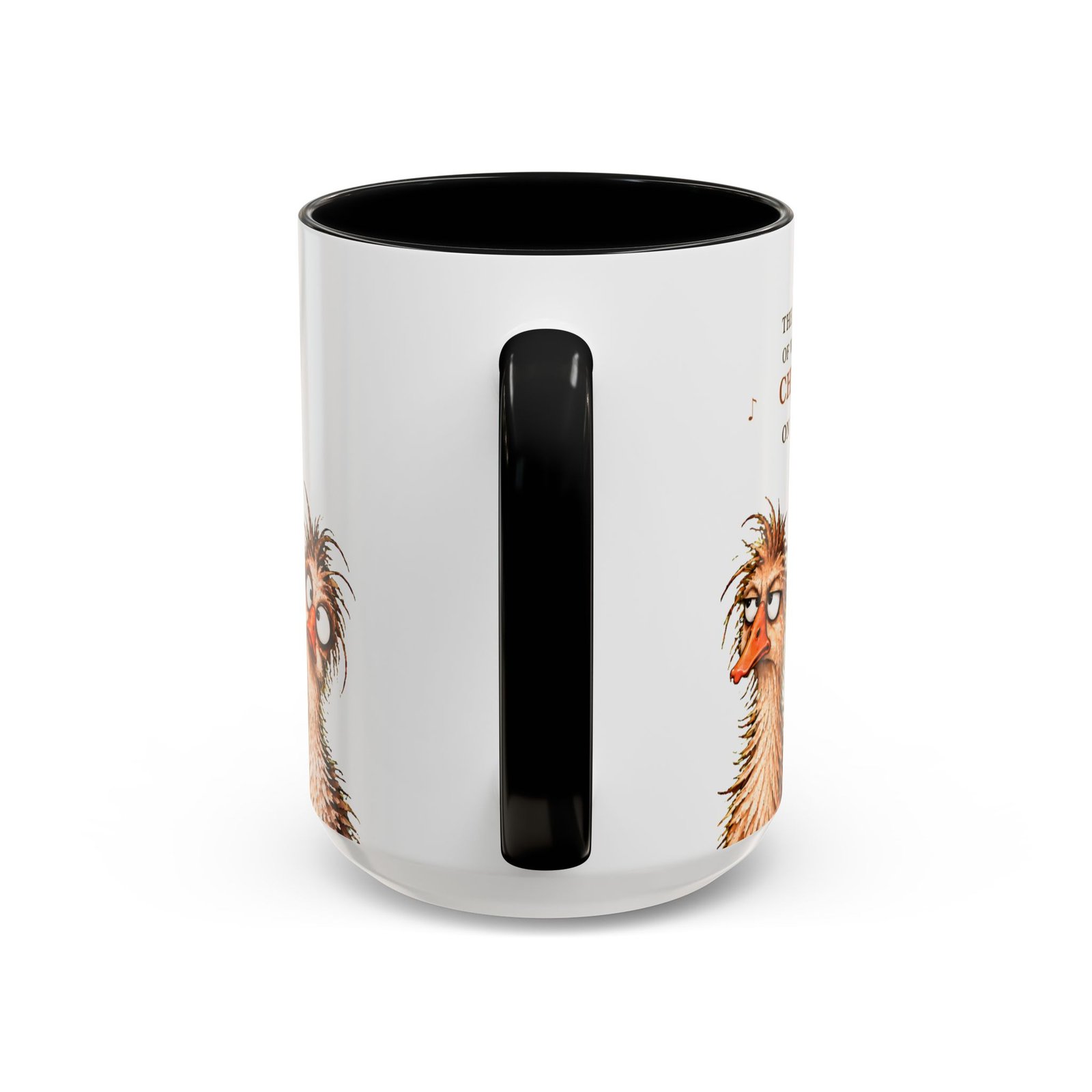 Funny Chicken Coffee Mug – “The Best Part of Waking Up Is Chickens on Your Cup” Accent Mug for Lefties - Image 9