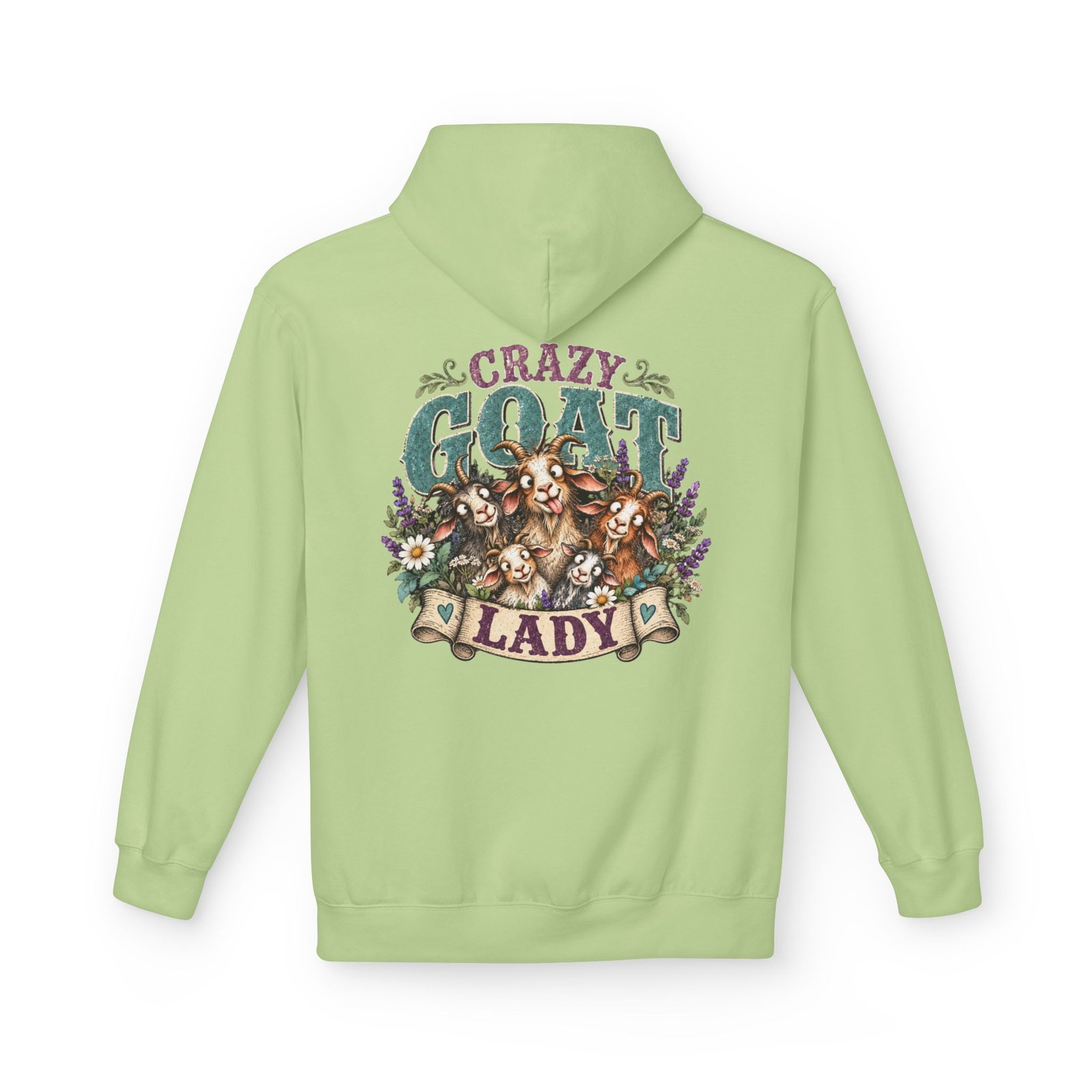 Crazy Goat Lady Hoodie | Funny Goat Lover Homestead Sweatshirt - Image 18