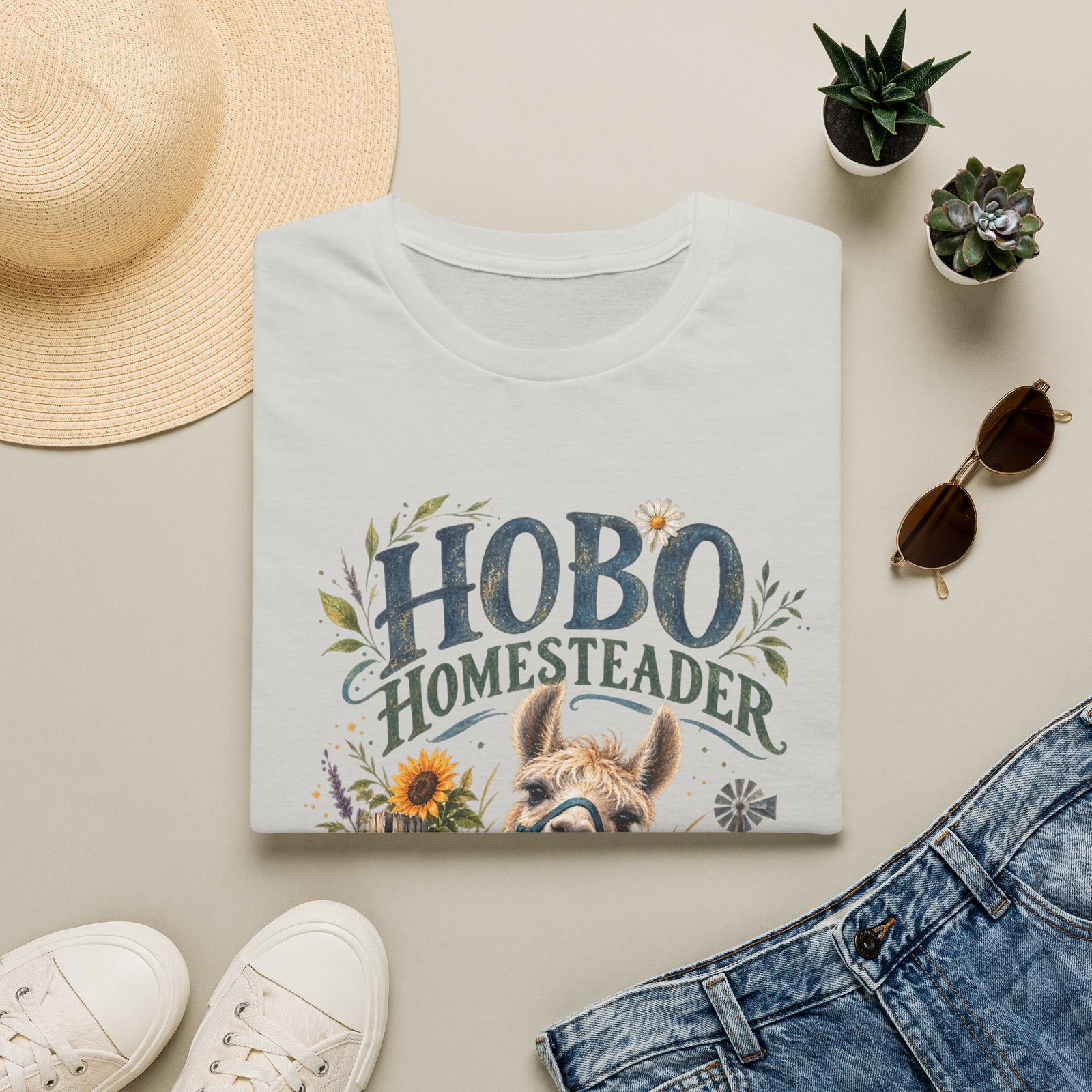 The Hobo Homesteader Tee - Homesteading Is a State of Mind - Image 2