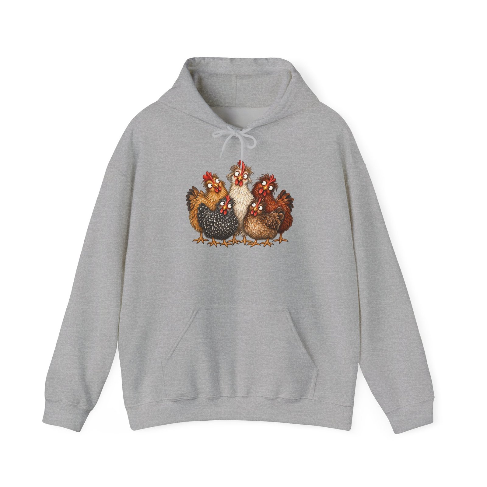 Crazy Chicken Hoodie — Cute Farmhouse Hen Sweatshirt - Image 13