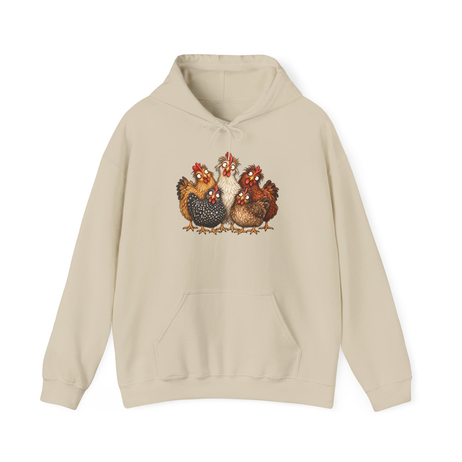 Crazy Chicken Hoodie — Cute Farmhouse Hen Sweatshirt - Image 2
