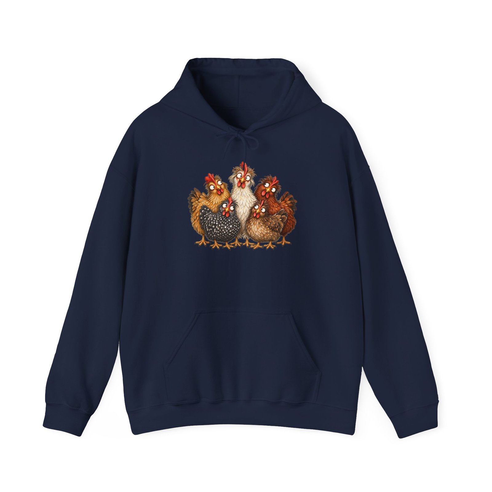 Crazy Chicken Hoodie — Cute Farmhouse Hen Sweatshirt - Image 29