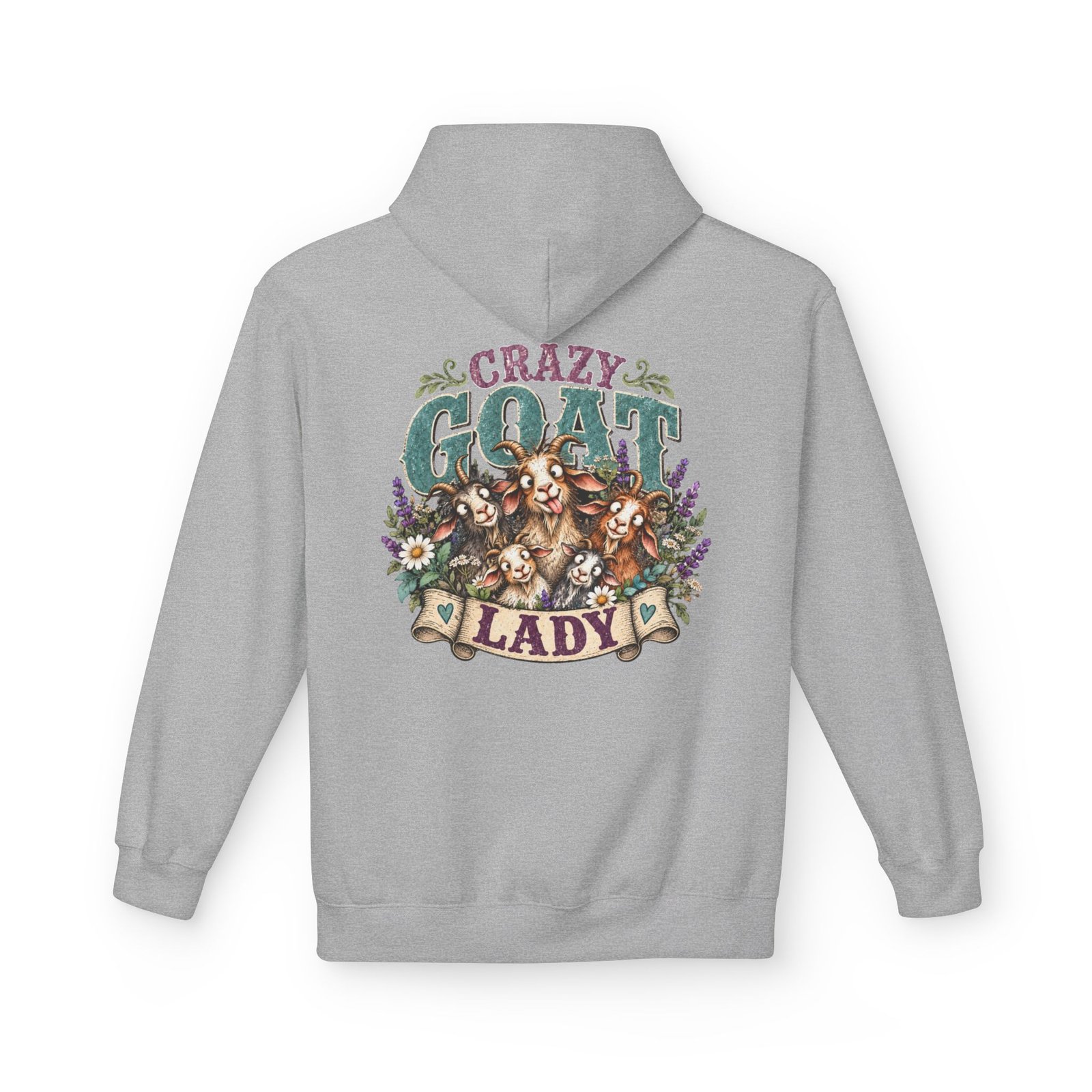 Crazy Goat Lady Hoodie | Funny Goat Lover Homestead Sweatshirt - Image 10