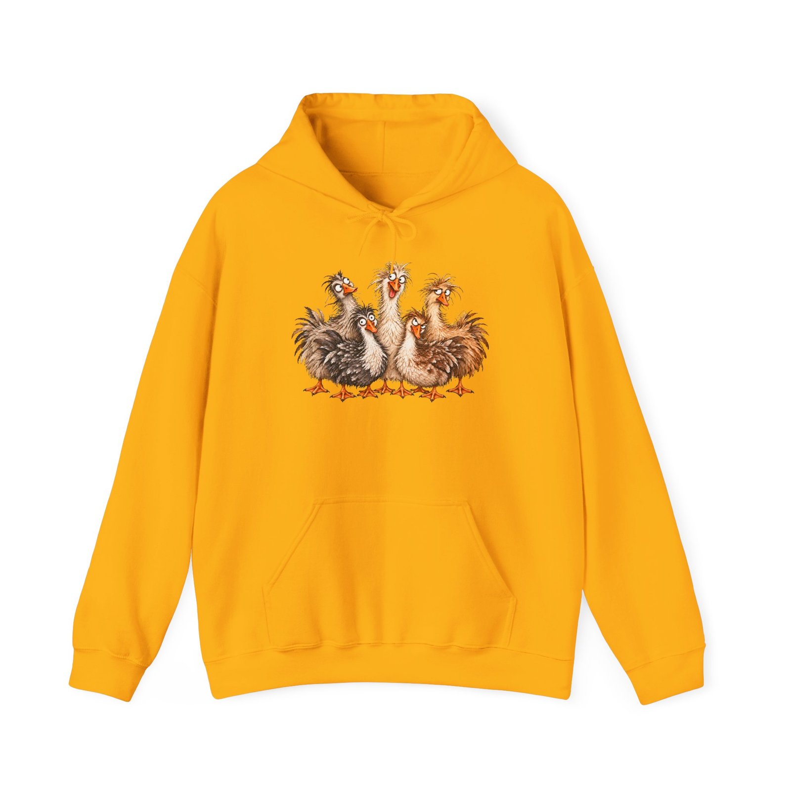 Crazy Goose Hoodie — Funny Farm Goose Illustration Sweatshirt - Image 17