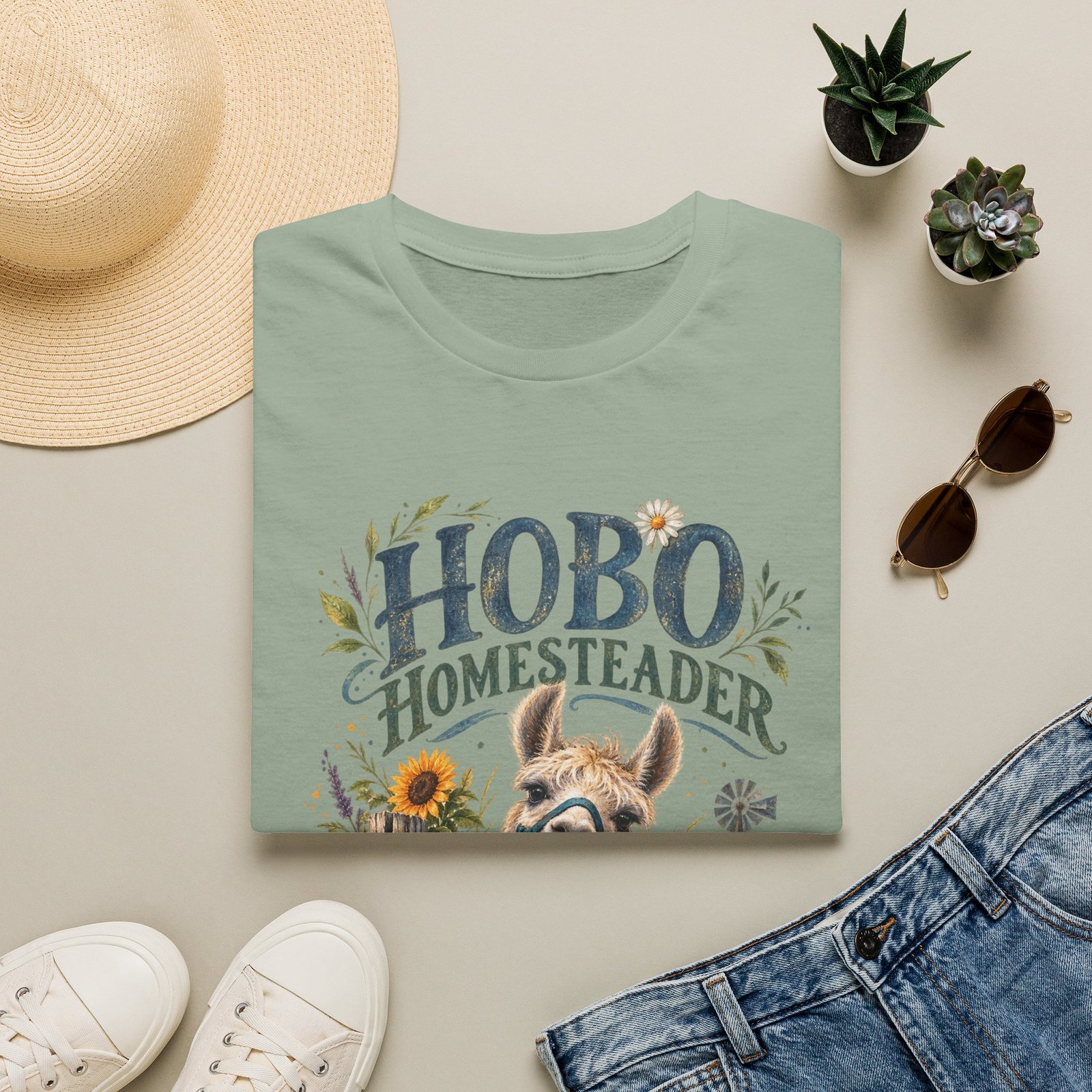 The Hobo Homesteader Tee - Homesteading Is a State of Mind - Image 5