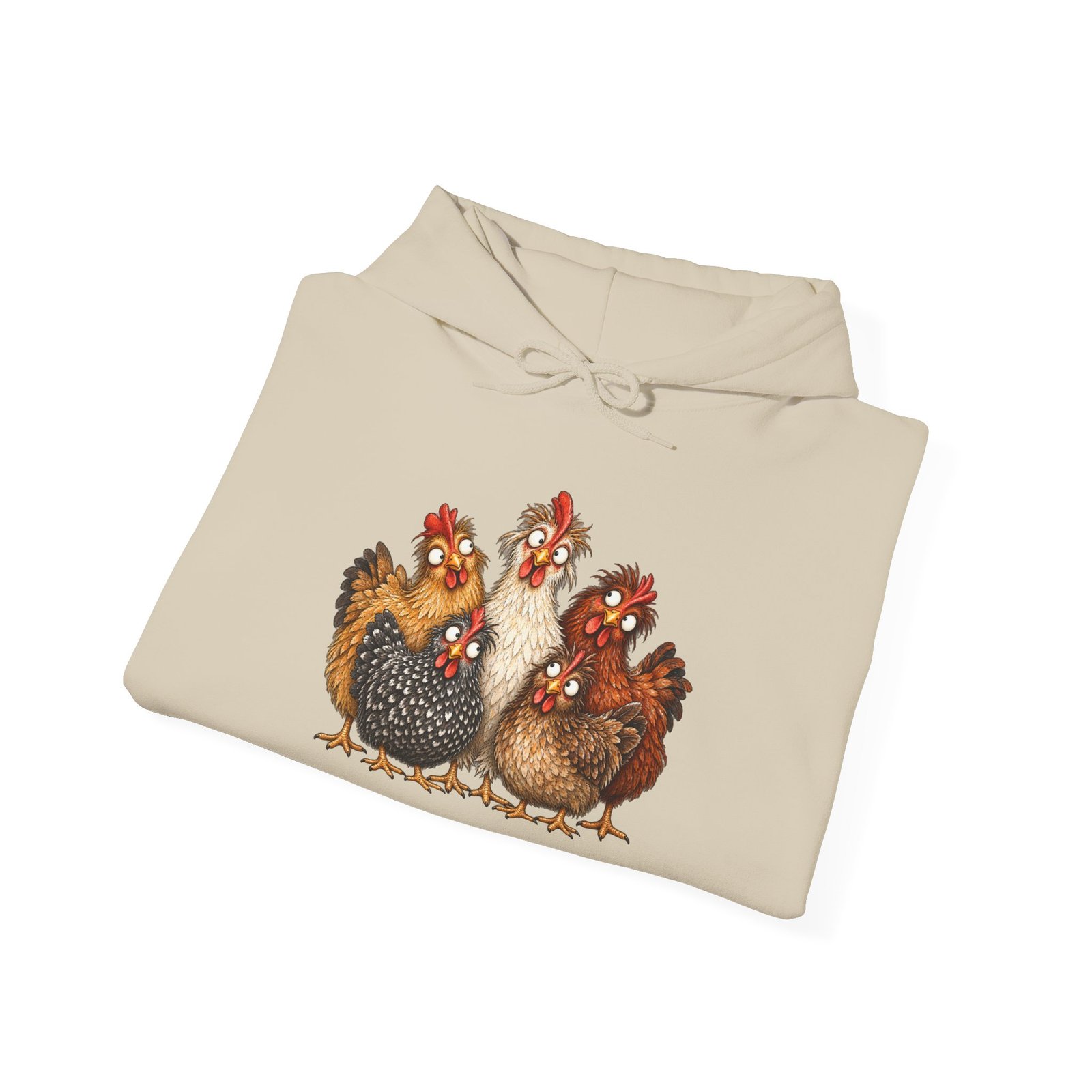 Crazy Chicken Hoodie — Cute Farmhouse Hen Sweatshirt
