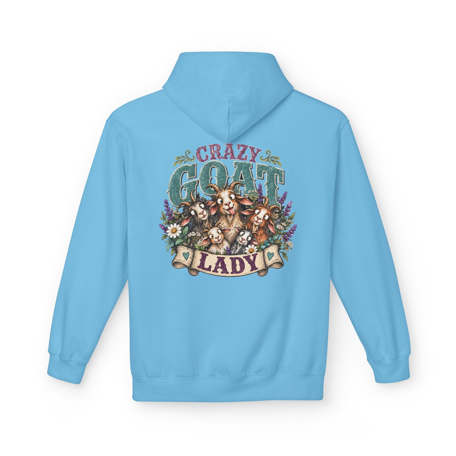 Crazy Goat Lady Hoodie | Funny Goat Lover Homestead Sweatshirt - Image 22