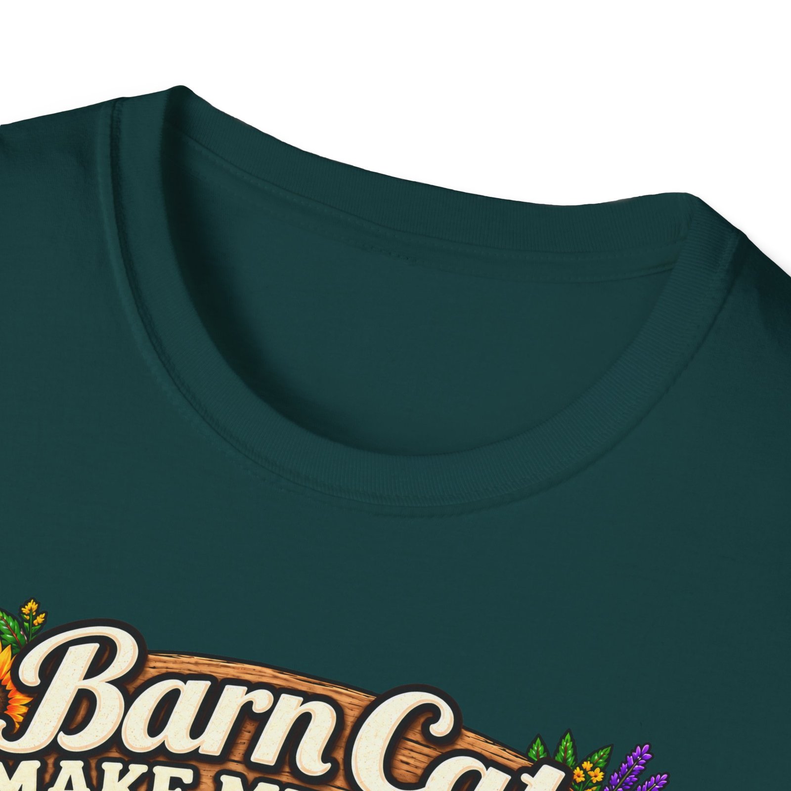 Barn Cats Make Me Happy, Humans Make My Head Hurt T-Shirt | Funny Cat Lover Tee | Farmhouse Barn Cat Gift - Image 13