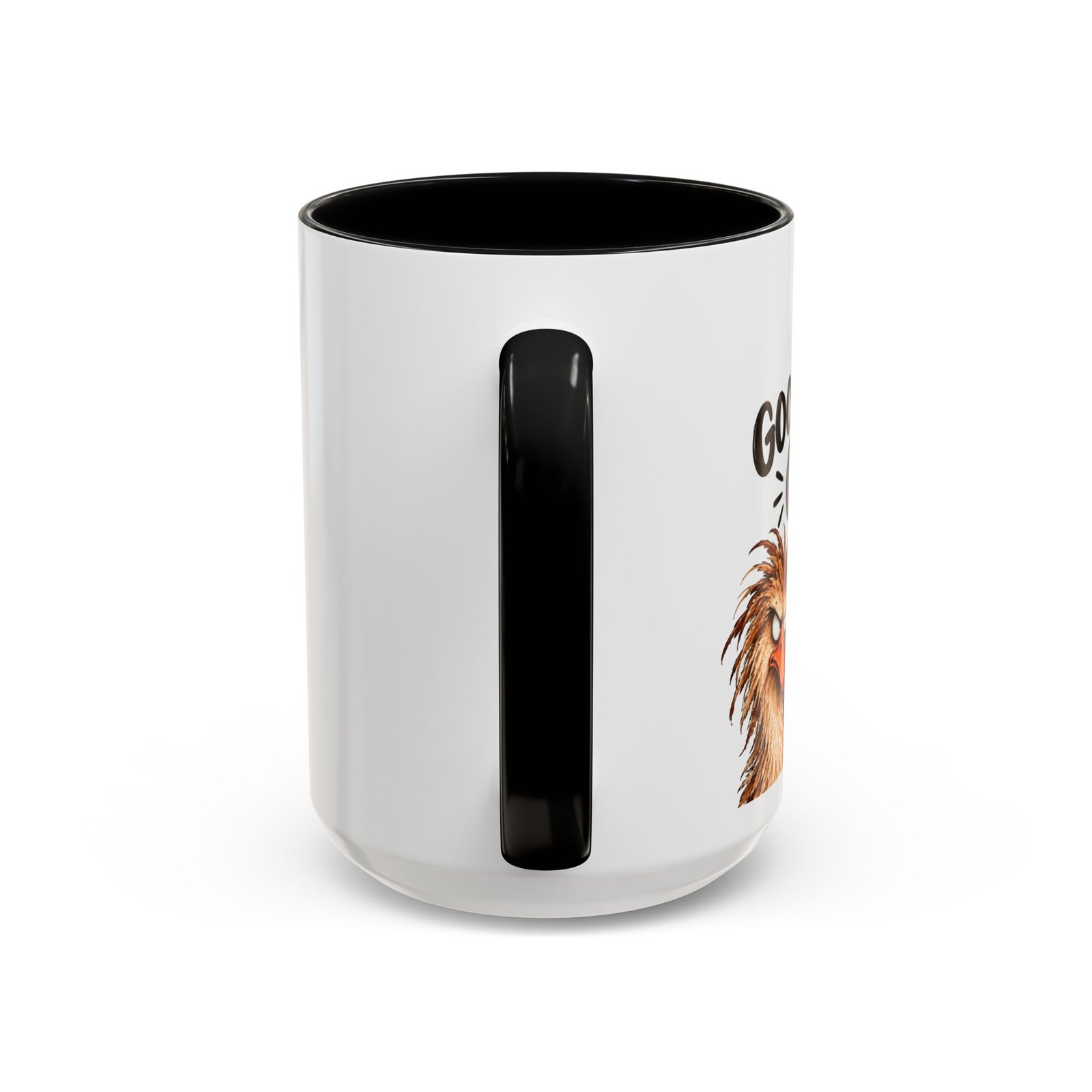 Funny Morning Grumpy Birds Coffee Mug – "Morning, Lucky" Accent Ceramic Mug for Lefties - Image 19