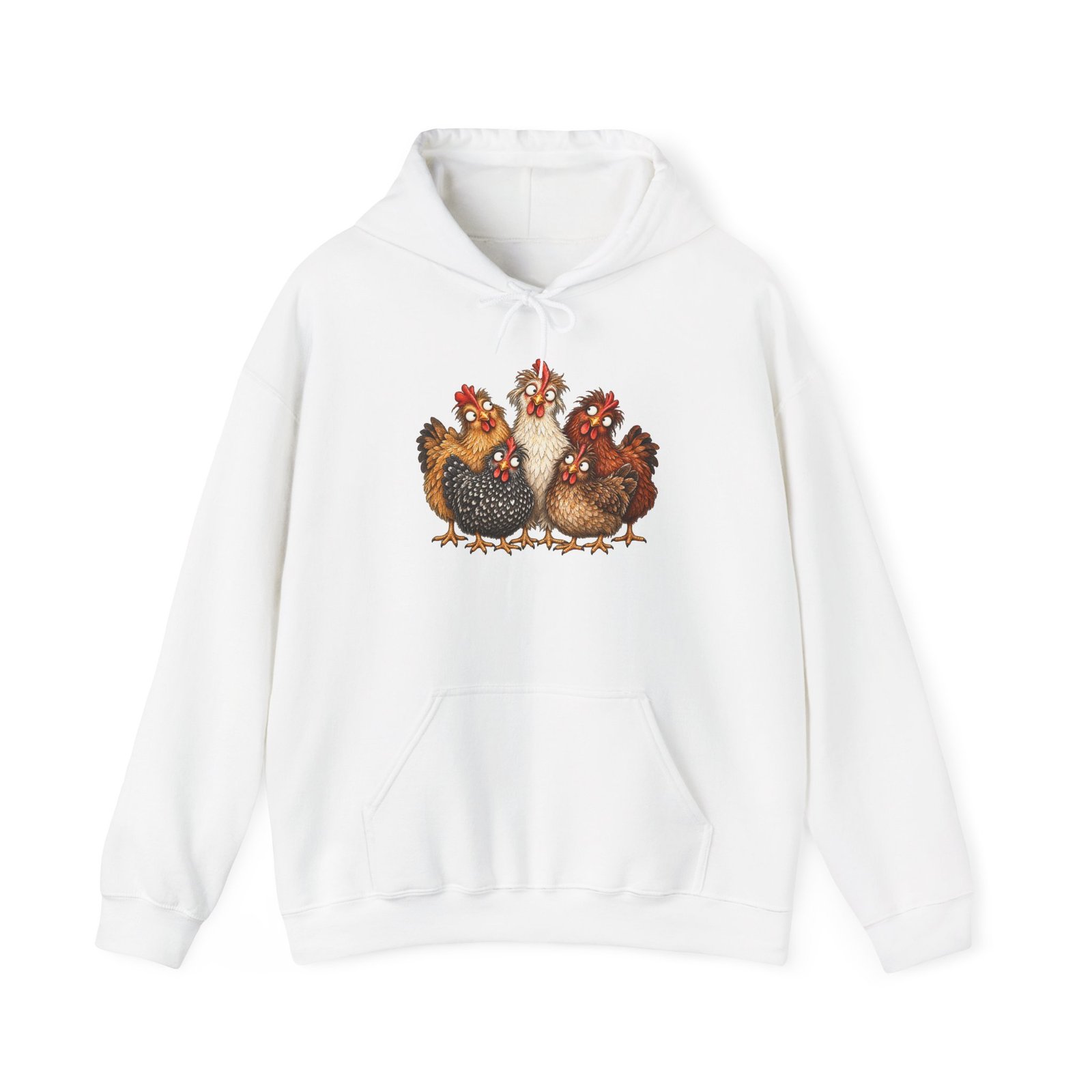 Crazy Chicken Hoodie — Cute Farmhouse Hen Sweatshirt - Image 5