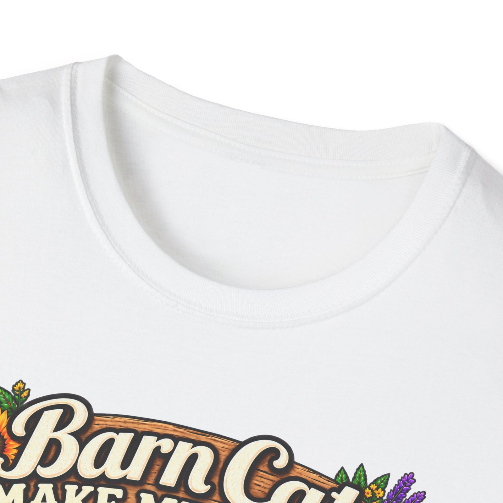 Barn Cats Make Me Happy, Humans Make My Head Hurt T-Shirt | Funny Cat Lover Tee | Farmhouse Barn Cat Gift - Image 8