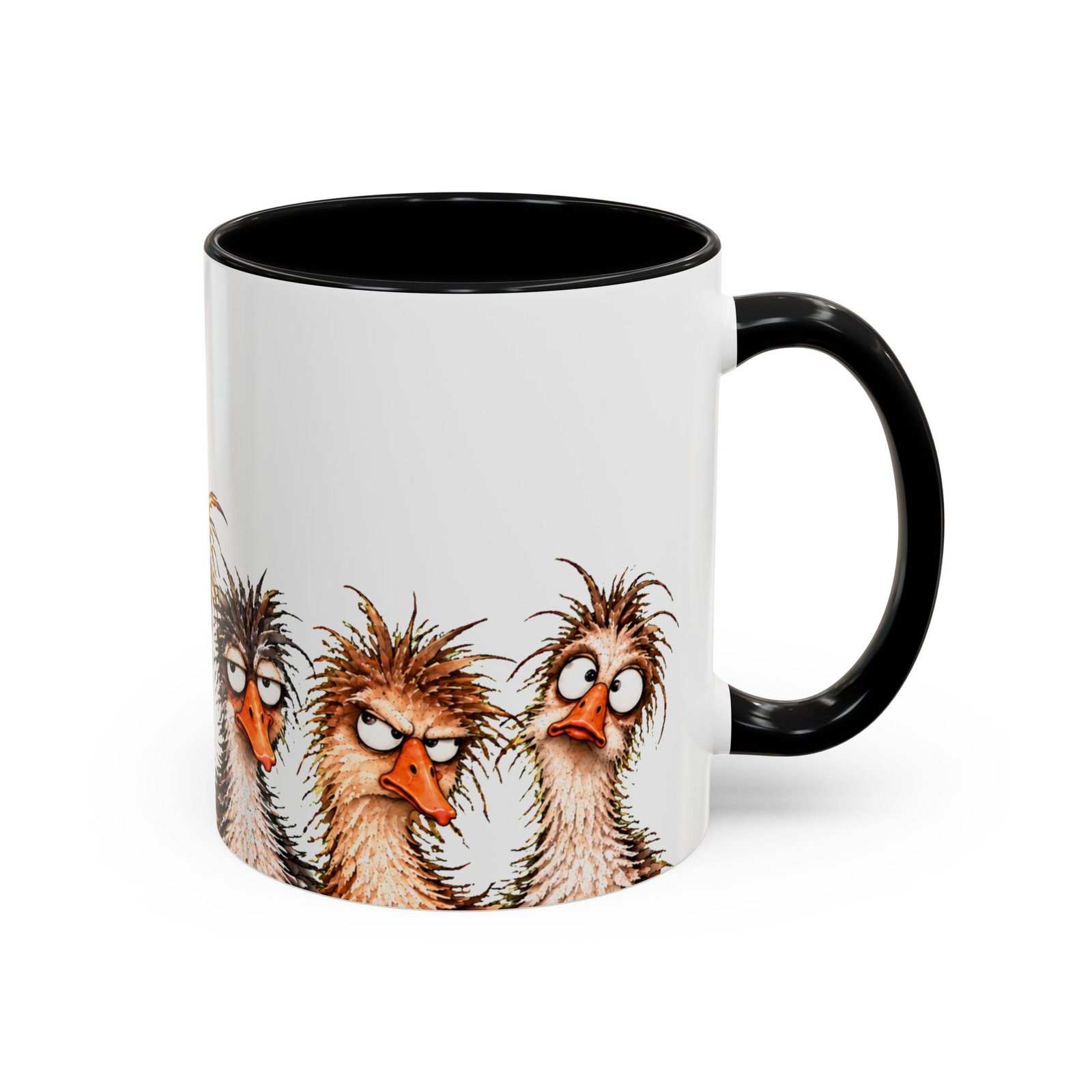 Funny Chicken Coffee Mug – “The Best Part of Waking Up Is Chickens on Your Cup” Accent Mug for Lefties - Image 4
