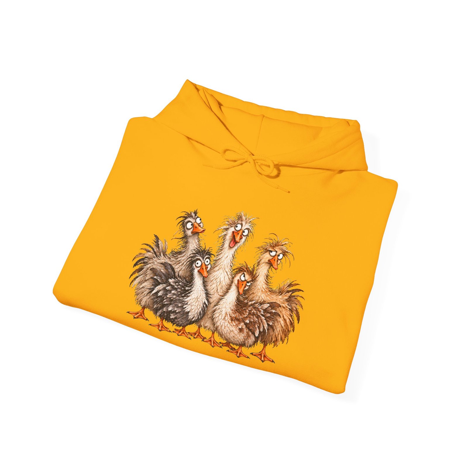 Crazy Goose Hoodie — Funny Farm Goose Illustration Sweatshirt - Image 20
