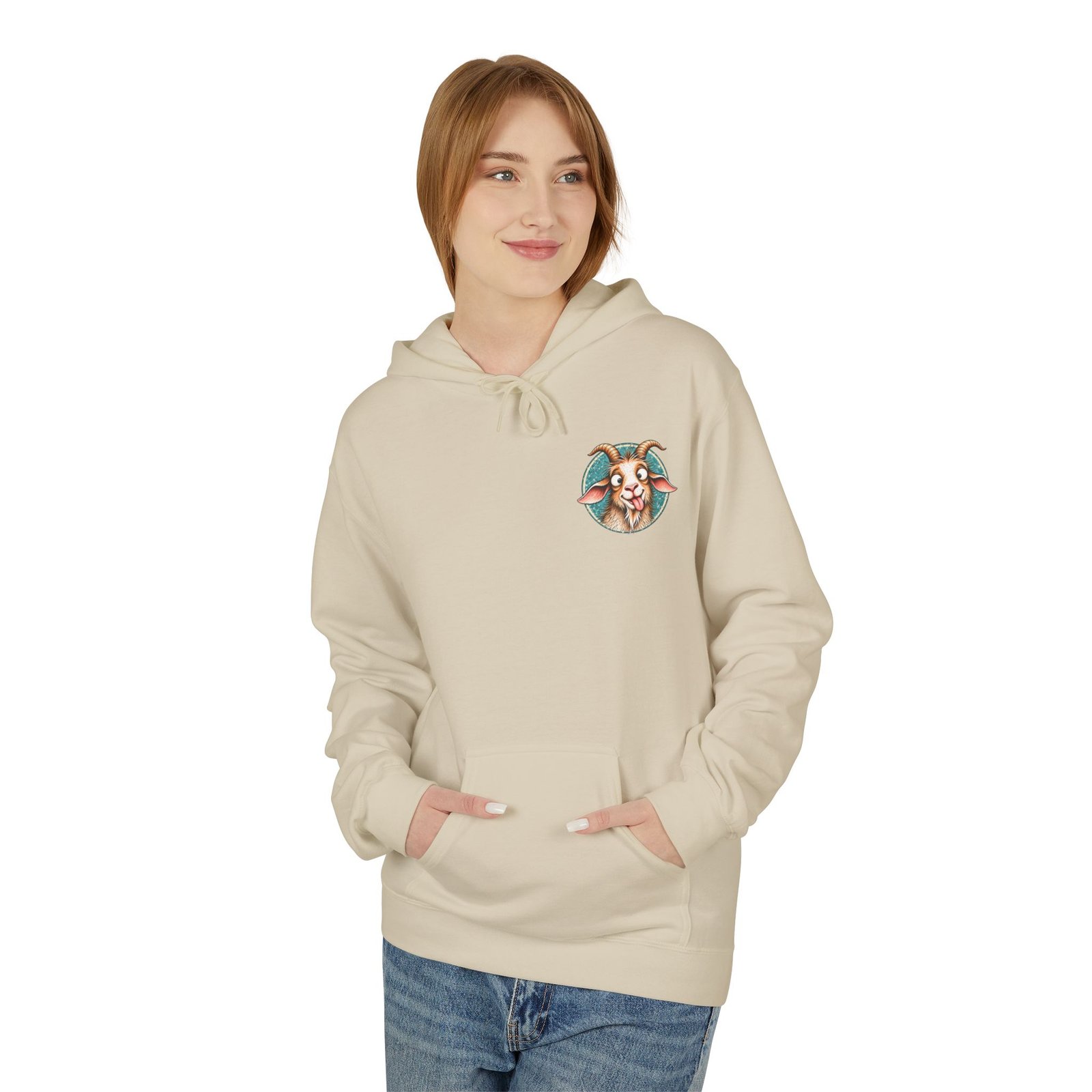 Crazy Goat Lady Hoodie | Funny Goat Lover Homestead Sweatshirt - Image 15