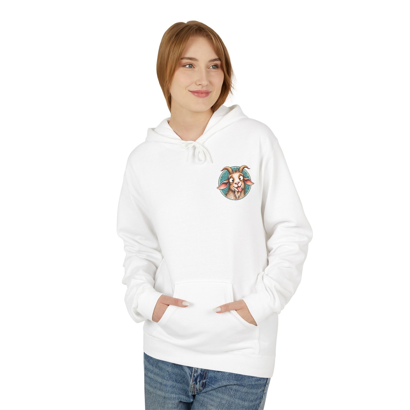 Crazy Goat Lady Hoodie | Funny Goat Lover Homestead Sweatshirt - Image 7